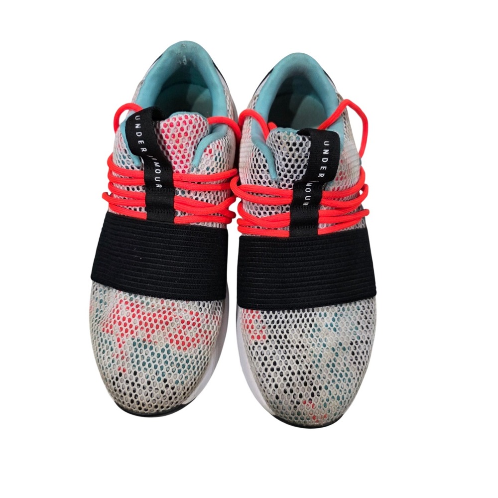 Under Armour Breathe Lace WomensTrainingShoesWhite Multi Neon Orange 3019973-100